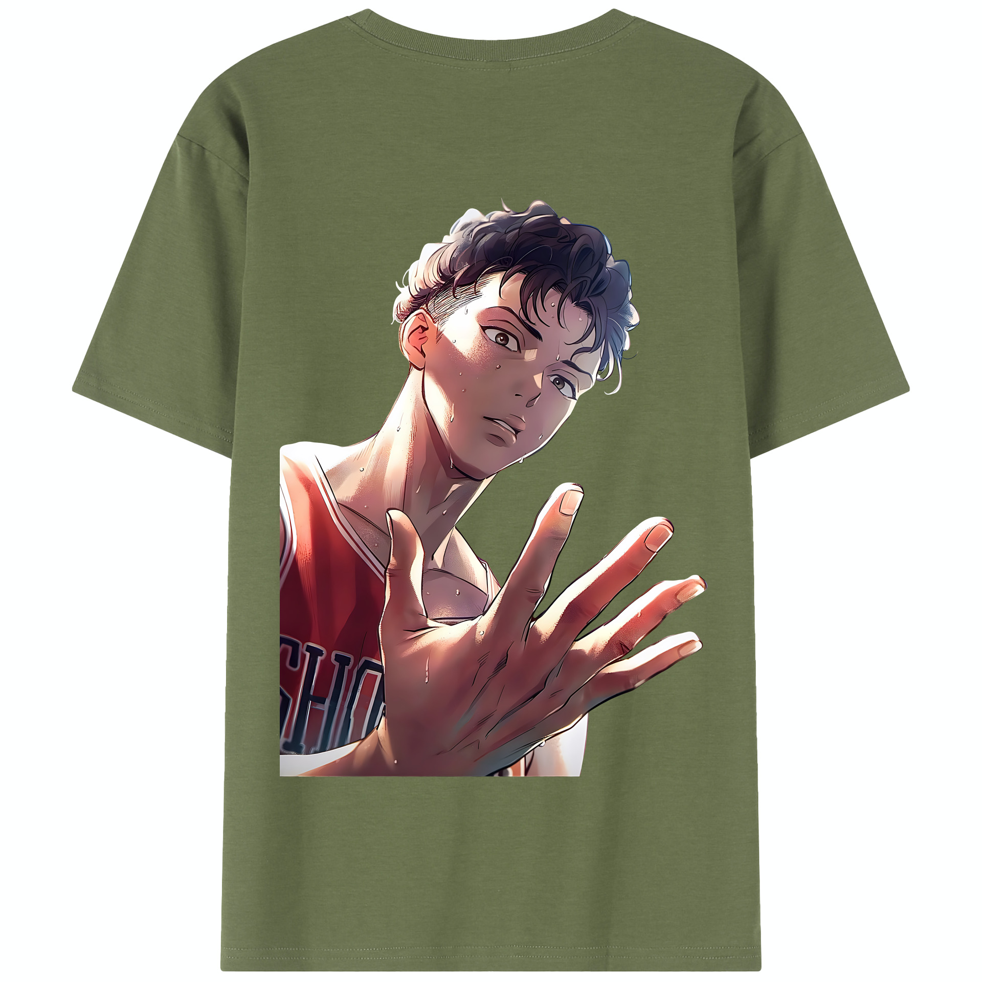 SLAM DUNK／スラムダンク 綿100％半袖Tシャツ（背面プリント）